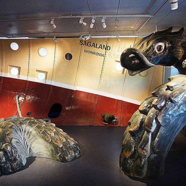 Sjöodjur på Sjöfartsmuseet.