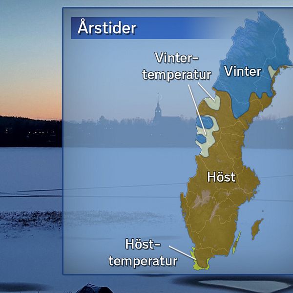 Höstens och vinterns ankomst, 25 oktober 2017.
