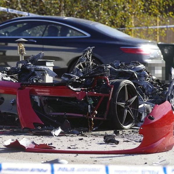 29-åringens leasade Ferrari exploderade i oktober.