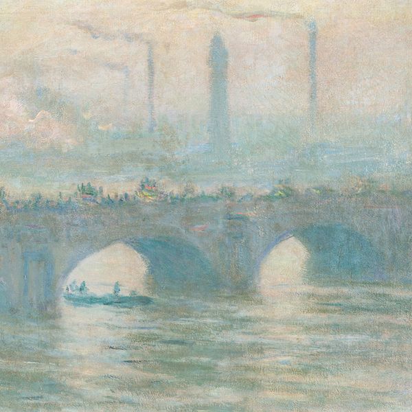 Claude Monets ”Waterloo Bridge” från 1903 fanns bland de skadade verken som hittats hos konstsamlaren Gurlitt.