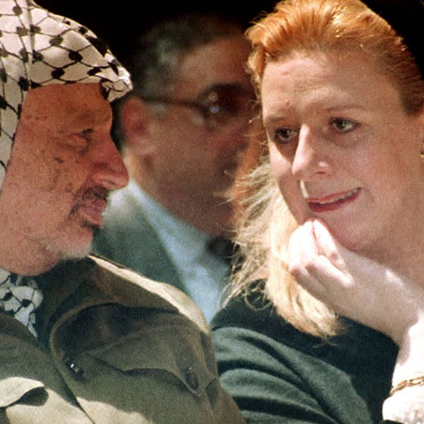 Yassir och Suha Arafat 1995
