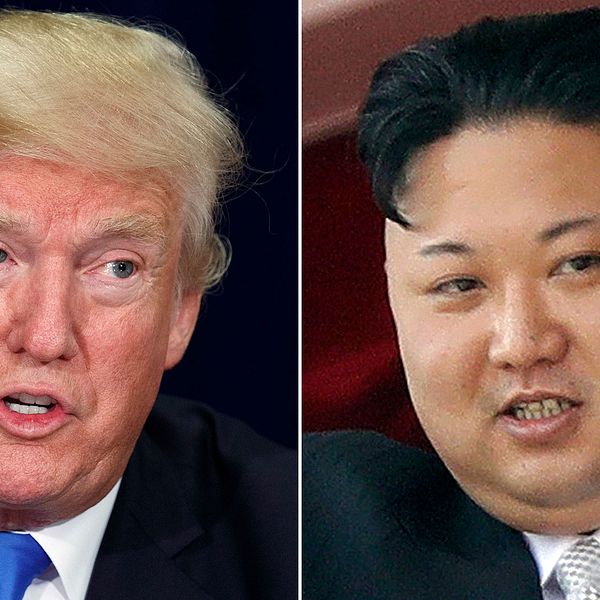 USA:s president Donald Trump och Nordkoreas ledare Kim Jong-Un
