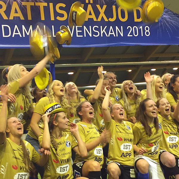 Växjö DFF firar platsen i allsvenskan – och vinst hemma mot IK Uppsala med 5-3.