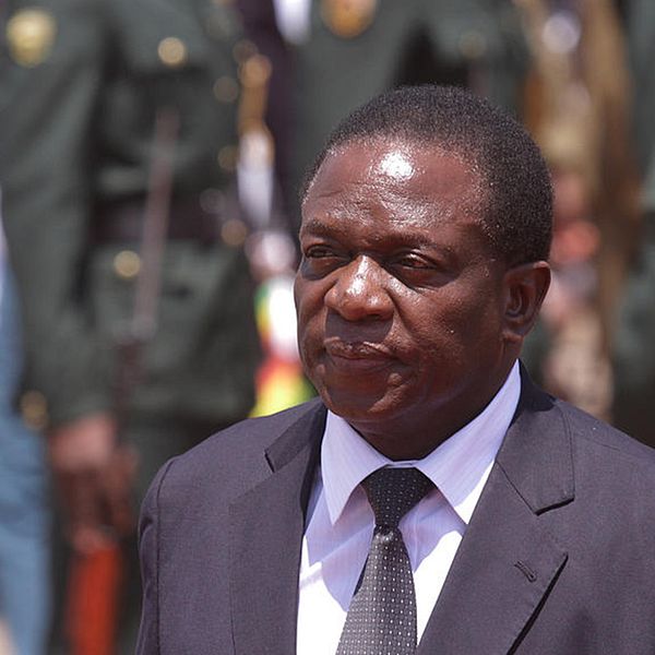 Vicepresidenten Emmerson Mnangagwa tros ha tagit över makten i Zimbabwe.