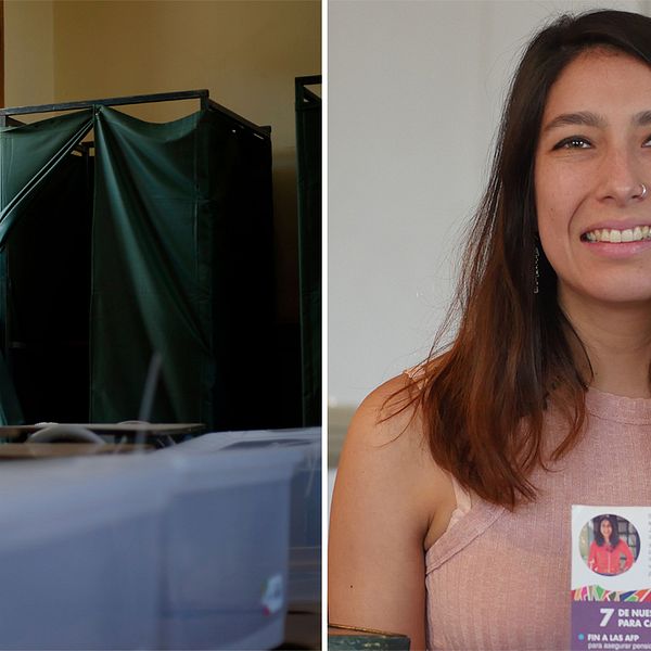 Alena Gutiérrez kandiderar till kongressen inför valet på söndagen.