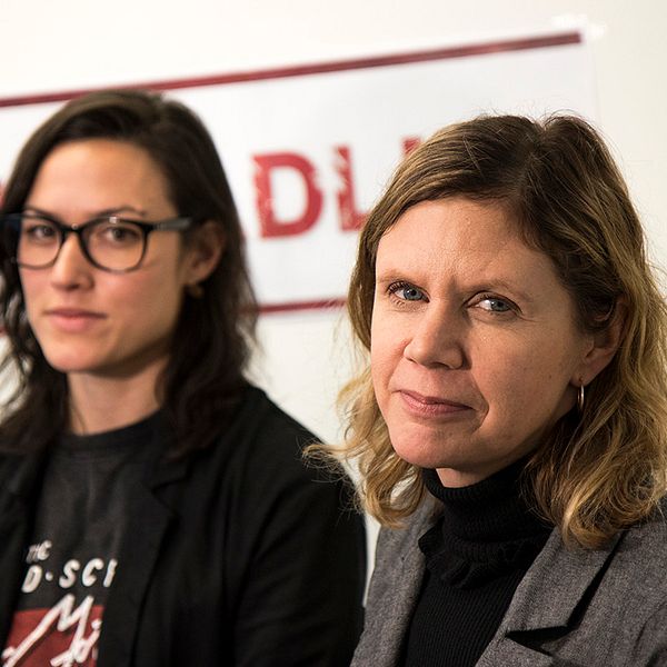 Astrid Iselidh och Lotta Sandhammar, SVT Nyheter Uppsala, har skrivit under uppropet #Deadline.