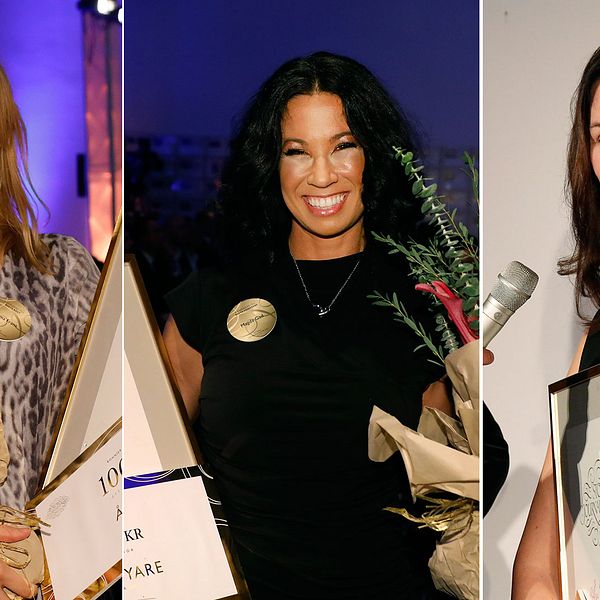 Emma Frans, Magda Gad och Åsa Erlandsson prisas på Stora Journalistprisets gala under torsdagskvällen.