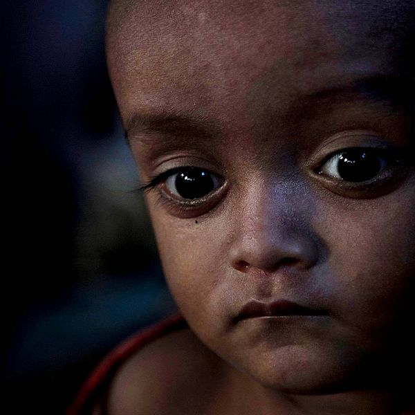 Ett Rohingya-barn från Burma blir ofta inte officiellt anmält som saknat.