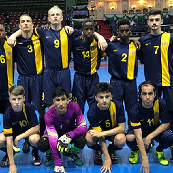 U18-VM i futsal: Sverige vann mot Indonesien