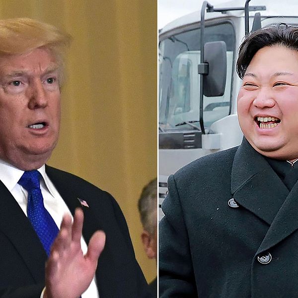 Donald Trump och Kim Jong-Un