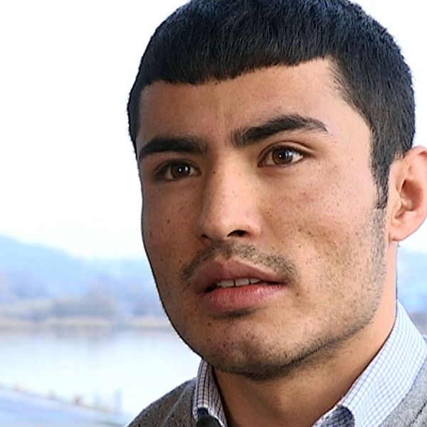 Mustafa Kazemi, ensamkommande.