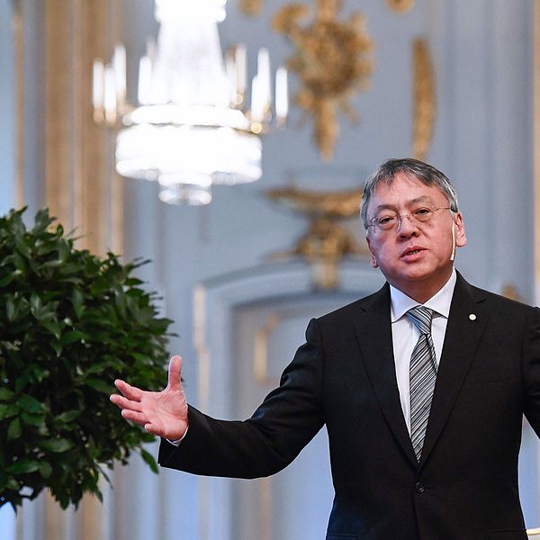 Årets Nobelpristagare i litteratur, Kazuo Ishiguro.