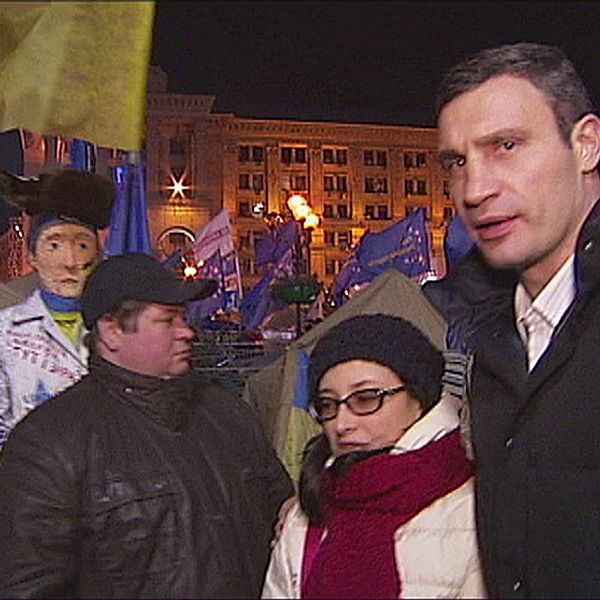 Vitalij Klitjko, ukrainsk fd världsmästare i boxning och populär politiker.