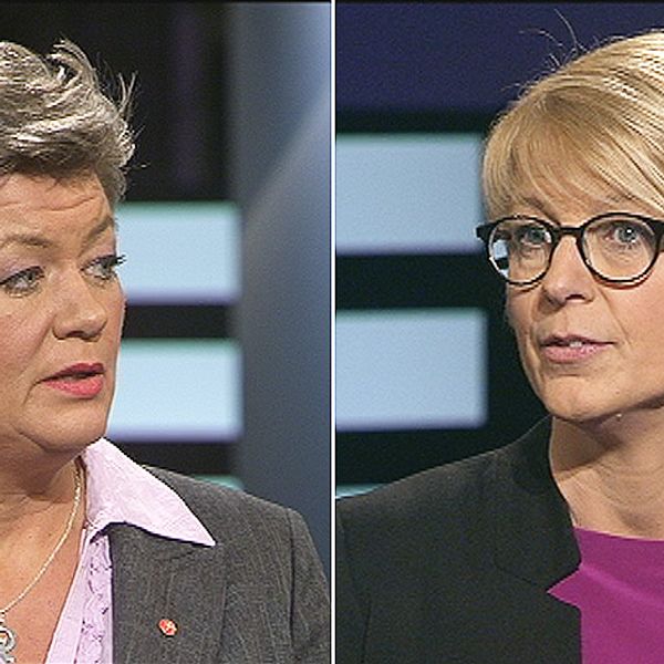 Ylva Johansson (S) och Elisabeth Svantesson (M) debatterade arbetskraftsinvandring i Agenda.