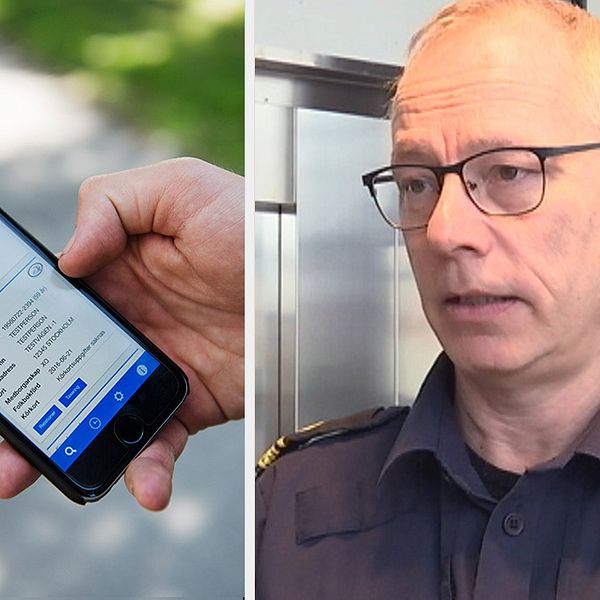 Robert Loeffel är presstalesperson hos polisen i Region Syd.