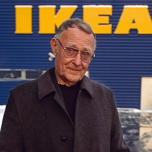 Ikea-grundaren Ingvar Kamprad död