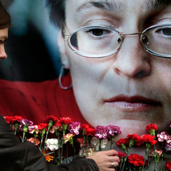 Anna Politkovskayas minne hedras.