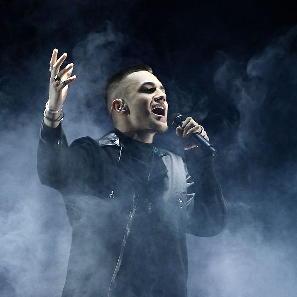 Liamoo repeterar sitt bidrag Last Breath” vid fredagens repetition av Melodifestivalens andra deltävling i Scandinavium.