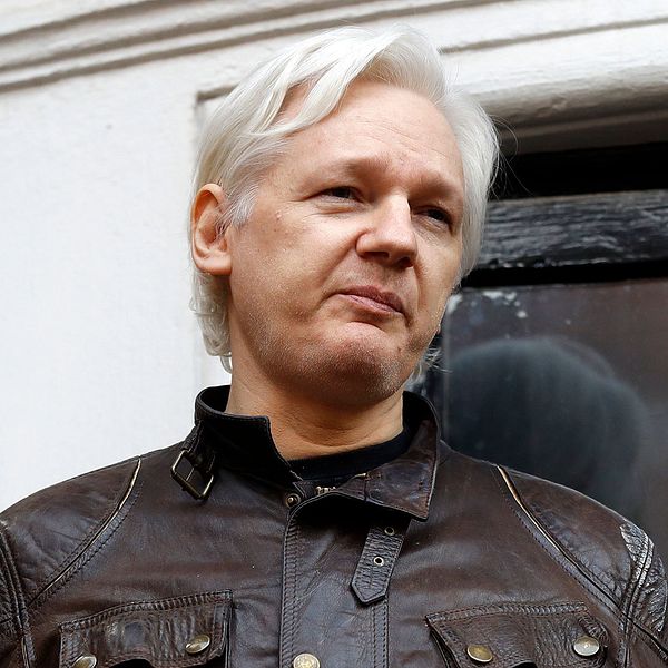 Julian Assange på Ecuadors ambassad