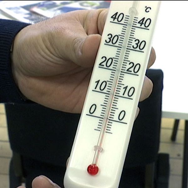 Folkhälsomyndigheten rekommenderar minst 20 grader inomhus
