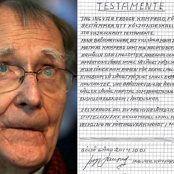 Ingvar kamprad testamente