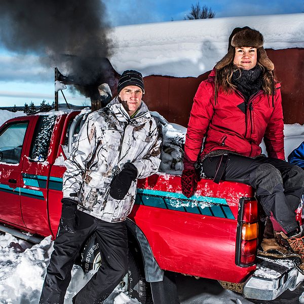 Björn Ferry, Heidi Andersson och Kristoffer Albertsson i Storuman forever.