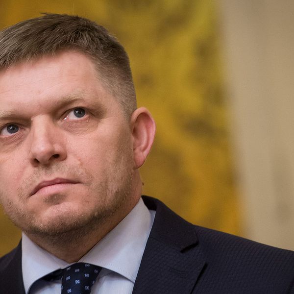 slovakiens premiärminister Robert Fico