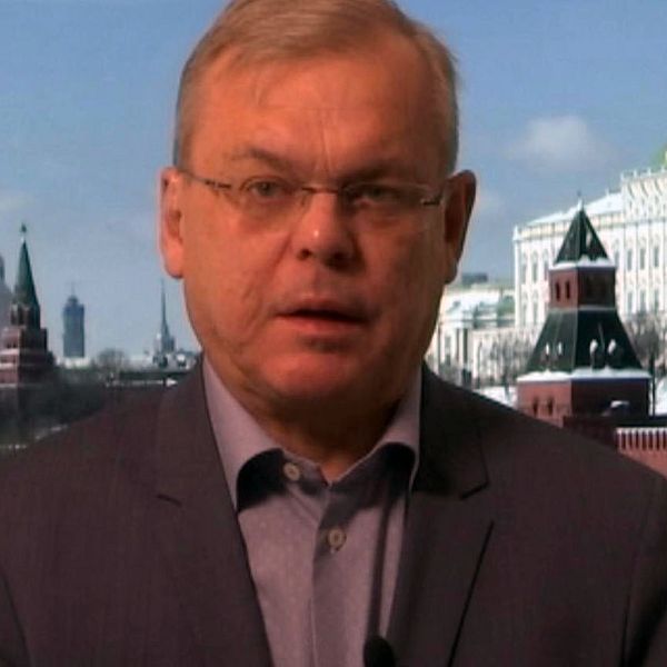 SVT:s korrespondent i Ryssland, Bert Sundström.