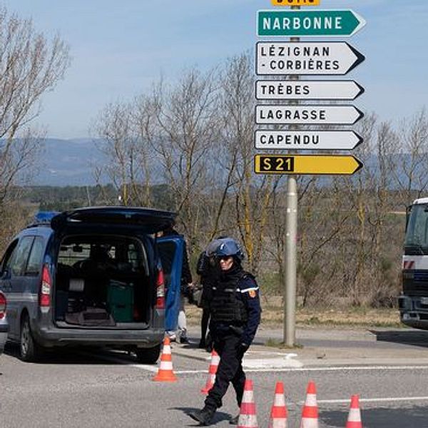 Två döda vid gisslandrama i Frankrike