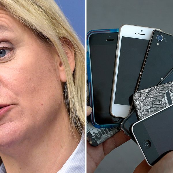 Finansminister Magdalena Andersson vill med S-vallöftet om mobilförbud i skolan ge bättre förutsättningar för studiero.