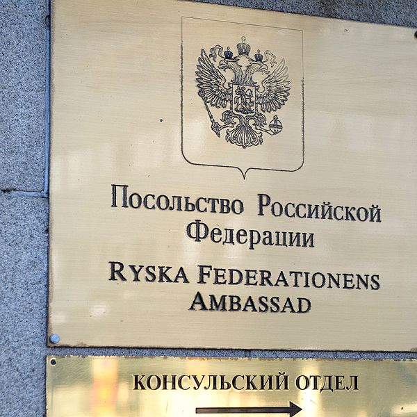 Ryska ambassaden på Gjörwellsgatan i Stockholm.