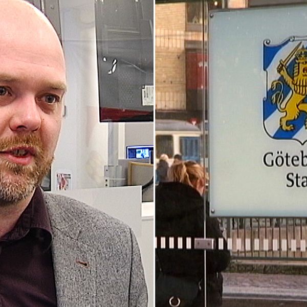 Daniel Olsson. Göteborgs stads stadsvapen.