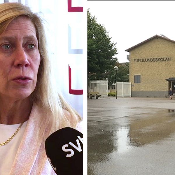 Åklagare Gisela Sjövall och Furulundsskolan.