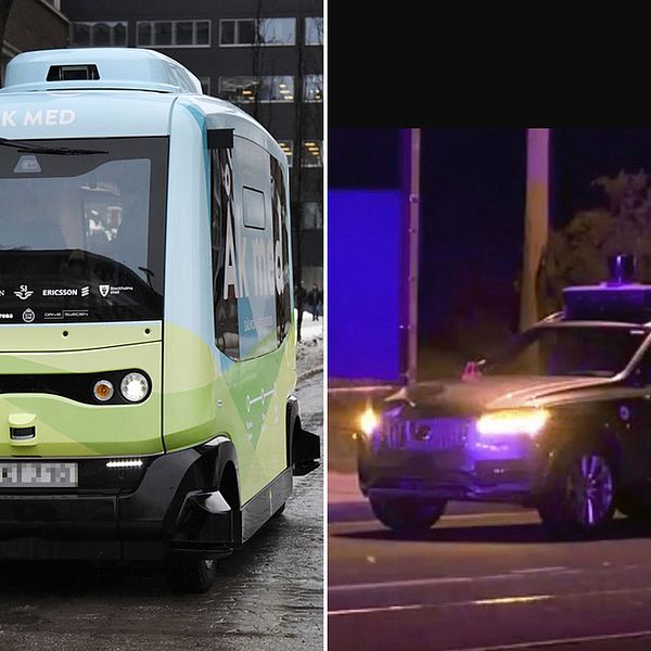 Sedan januari 2018 kör en självkörande buss i vanlig trafik i Kista utanför Stockholm. Den första dödsolyckan med en självkörande bil inträffade i Arizona i USA nyligen.