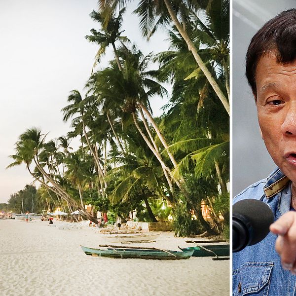 Filippinernas president Rodrigo Duterte riktade tidigare i år skarp kritik mot restaurang- och hotellägare på Boracay.