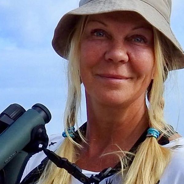 Gigi Sahlstrand är initiativtagare till Rapphönan, ett nätverk för kvinnliga fågelskådare.