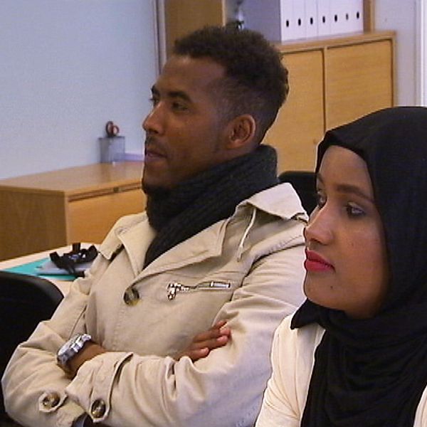 Fardosa Yousef läser på SFI med inriktning på vård