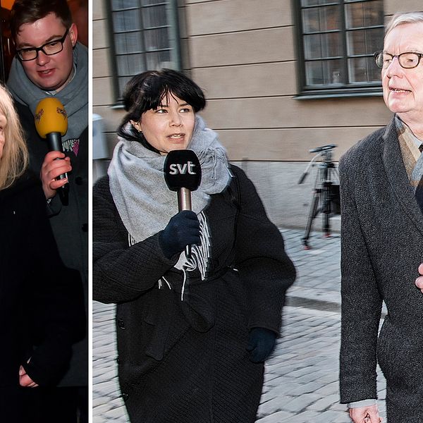 Svenska Adademiens ledamöter, med bland andra Kristina Lugn och Anders Olsson, möttes som vanligt under torsdagen – men inte likt föregående vecka i Börshuset, utan på hemlig plats.
