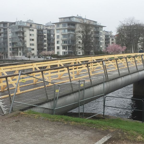 Gamletullsbron i centrala Halmstad.