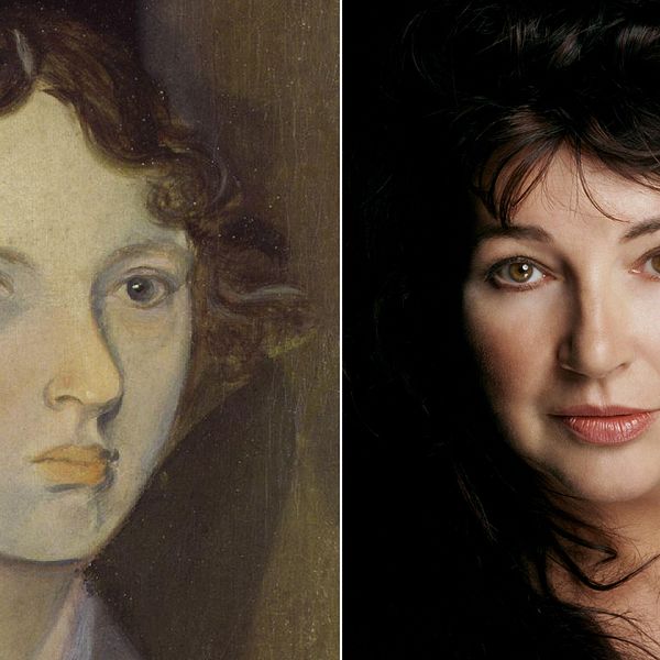 Ett porträtt av Emily Brontë målat av hennes bror Patrick Branwell Brontë, och popsångerskan Kate Bush