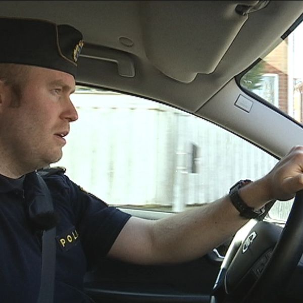 Kristian Nilsson kommunpolis i Laholm