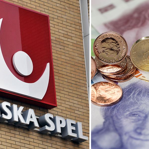 Svenska spels logotyp. Pegnar.
