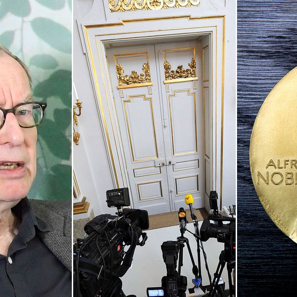 Anders Olsson, interiör på börshuset och Nobelpriset