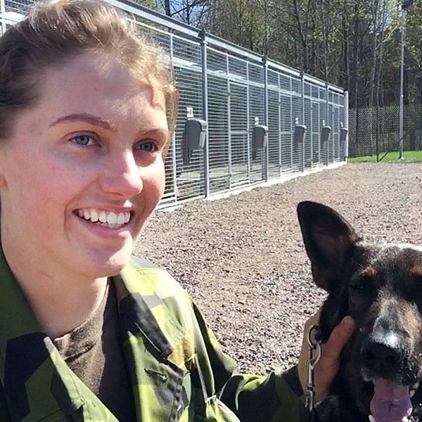 Evelina Edman hundförare helikopterflottiljen malmen linköping