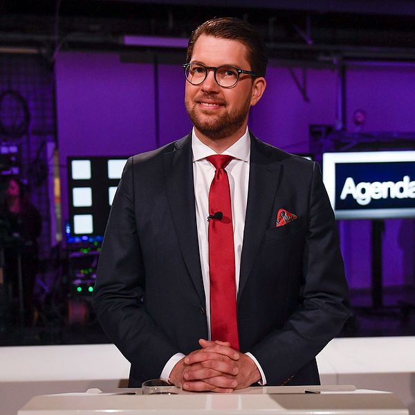 Jimmie Åkesson, partiledare för Sverigedemokraterna.