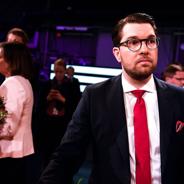 Jimmie Åkesson (SD) i SVT:s partiledare