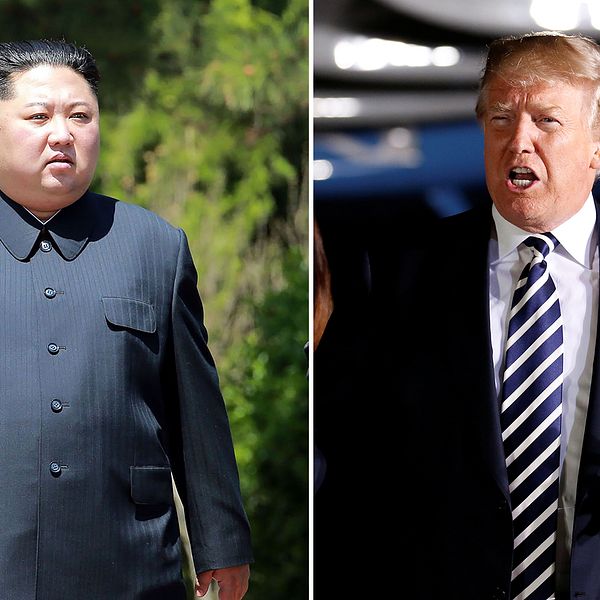 Nordkoreas diktator Kim Jong-Un och USA:s president Donald Trump möts för första gången i Singapore den 12 juni.
