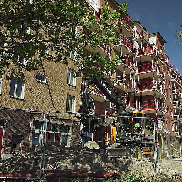 Nybyggnation i Uppsala. Men nu skjuts andra bostadsprojekt i staden upp.