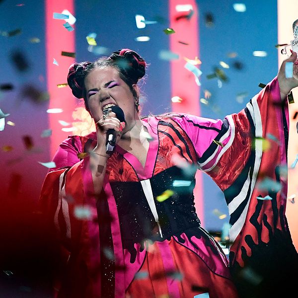 Vinnaren av Eurovision 2018, Netta från Israel.