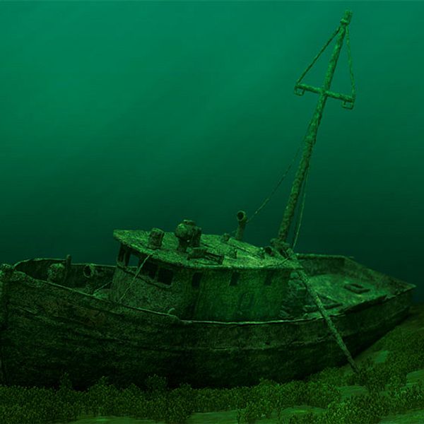 Bild från filmen Under Ytan, en undervattensexpedition som avslöjar Östersjöns hemligheter. 
Under ytan är en domfilm som Visualiseringscenter har producerat tillsammans med sjöfartsverket.